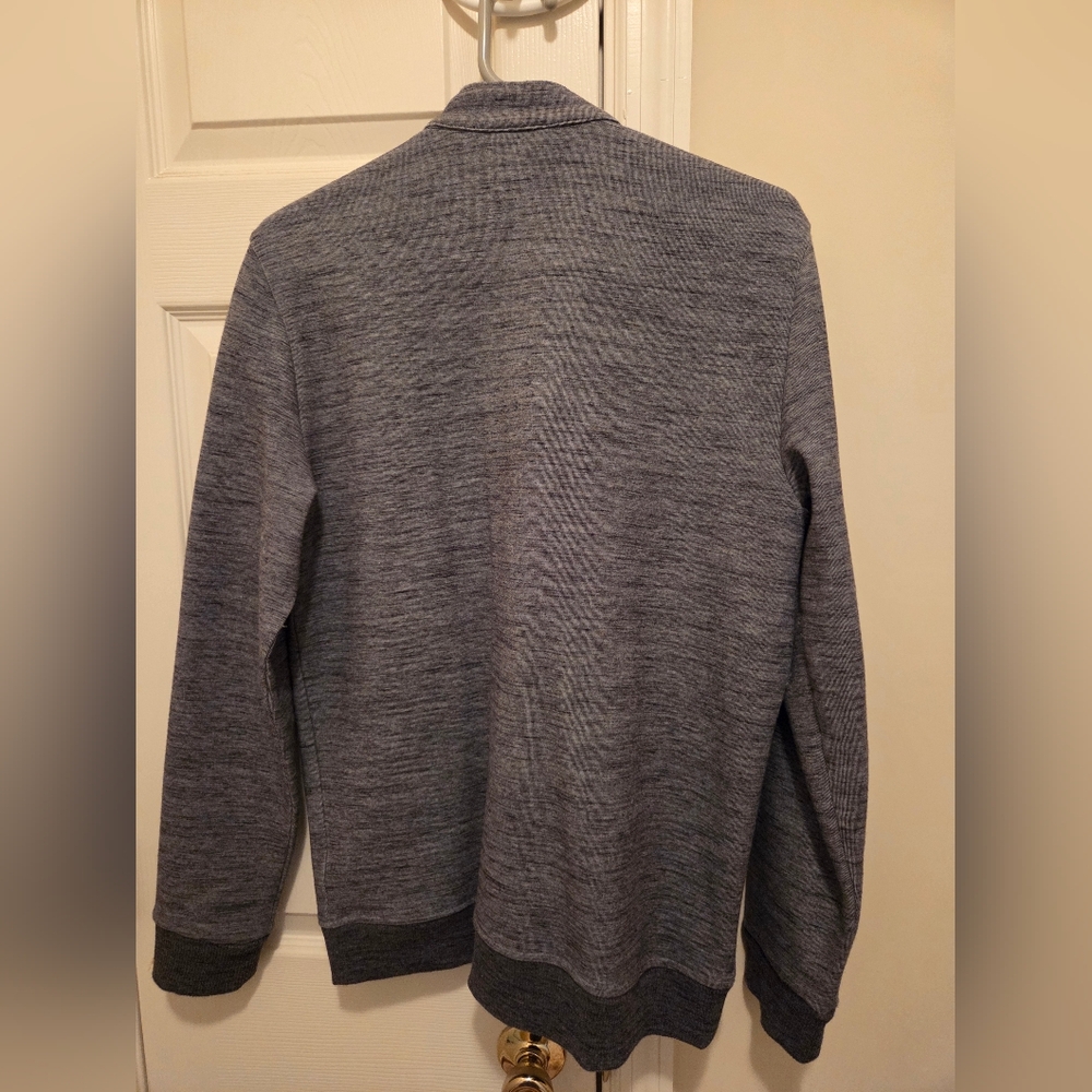 Men's Gray Zippered Jacket - Picture 3 of 7